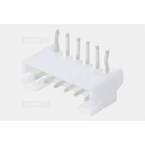Jednořadá vidlice DS1066-6MRW6SA, 1×06, 90°, 2 mm, bílá