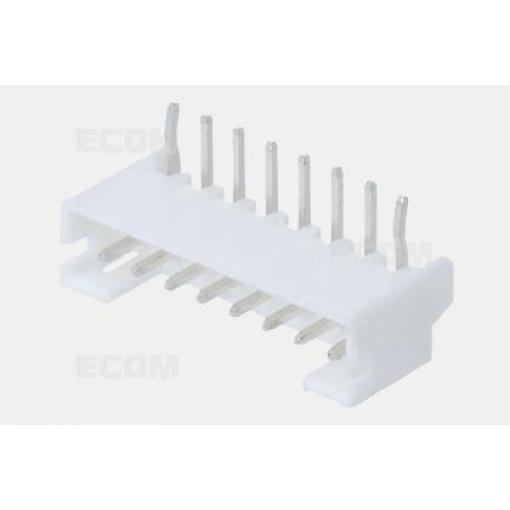 Vidlice jednořadá DS1066-8MRW6SA, 1×08, 90°, rozteč 2 mm, bílá