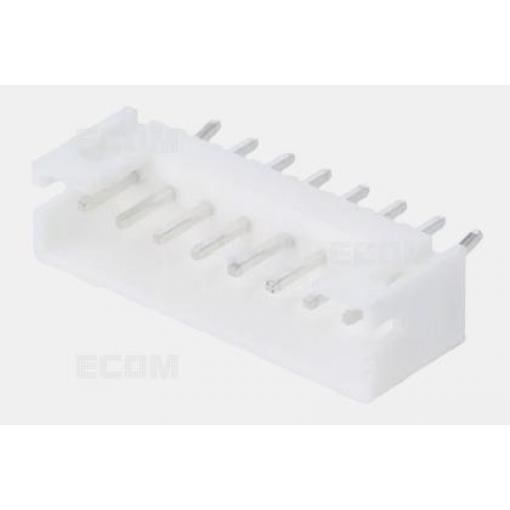 Jednořadá vidlice DS1066-8MVW6S, 1×08, 2 mm, 180°, bílá