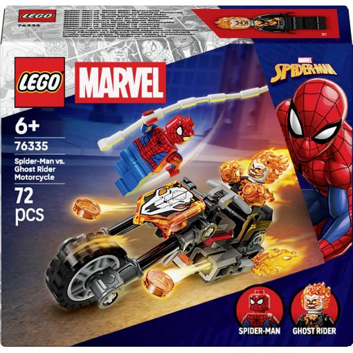 76335 LEGO® MARVEL SUPER HEROES Spider Man vs. Ghost Rider na motocyklu (76335)
