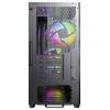 MONTECH X5M midi tower pouzdro, PC skříň, herní pouzdro černá