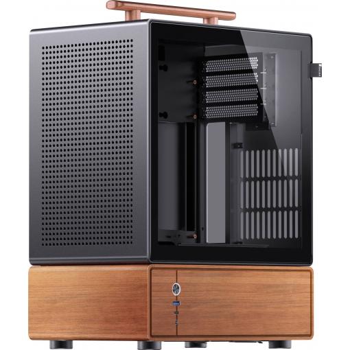 Jonsbo T7 midi tower pouzdro, PC skříň, herní pouzdro černá