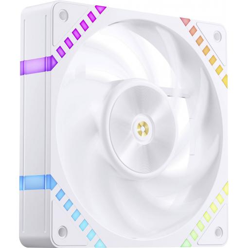 Jonsbo HF2-120 PC větrák s krytem bílá (š x v x h) 120 x 25 x 120 mm včetně LED osvětlení