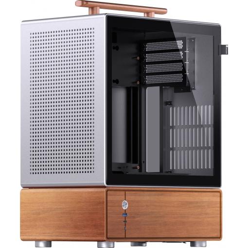 Jonsbo T7 midi tower PC skříň, pouzdro, herní pouzdro stříbrná