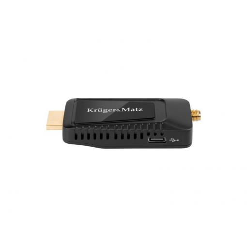 Mini tuner DVB-T2 HEVC na HDMI KRUGER & MATZ KM9998