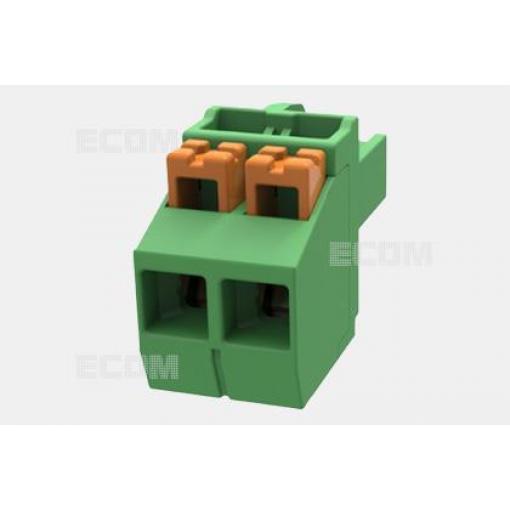 Svorkovnice DEG 2EDGKDT-5.0-02P-14, 2P, 400 V / 16 A, rozteč 5 mm