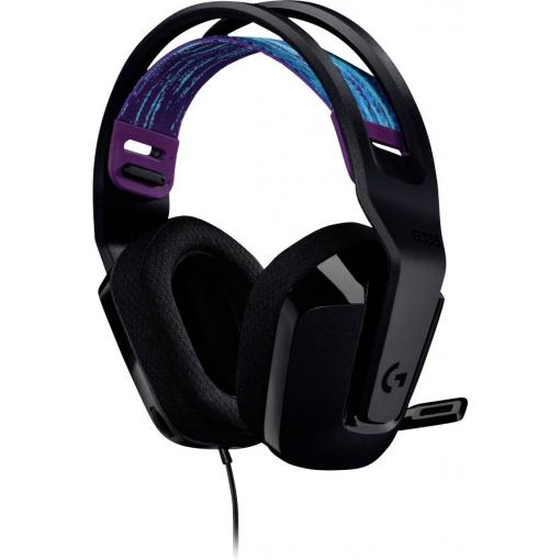 Logitech Gaming G335 Headset uzavřená (Over Ear) kabelová stereo černá lehký třmen Gaming