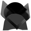 Elevar stojan na CD 22 CD/DVD/Blu-ray PET černá 1 ks (š x v x h) 31 x 13.8 x 20.5 cm LV-9793