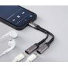 Renkforce USB-C®, audio kabelový adaptér [1x USB-C® zástrčka - 2x USB-C® zásuvka, USB-C® zásuvka (nabíjení)] USB-C® Audio+Charge Adapter 7.50 cm flexibilní