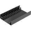 Elevar držák na CD 12 CD/DVD/Blu-ray akryl černá 1 ks (š x v x h) 250 x 45 x 150 mm LV-9692