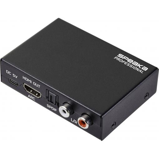SpeaKa Professional audio extraktor SP-HDA-190 [HDMI - HDMI] 3840 x 2160 Pixel