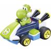 Carrera 370430034 CARRERA - 2.4GHz Mario Kart Mini RC - Yoshi Paperbox 1:50 RC model auta elektrický silniční model, závodní auto vč. akumulátorů a kabelu k