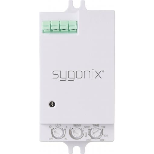 Sygonix SY-6879924 na strop, montáž na zeď detektor přítomnosti osob 180 °, 360 ° relé bílá