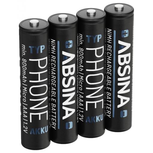 Absina akumulátor AAA Ni-MH 1.2 V 4 ks