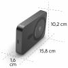 Hama Qi2 Wireless Power Pack, 10000mAh, induktiv Laden, Anthrazit powerbanka 10000 mAh, Rychlé nabíjení, USB-C®, antracitová