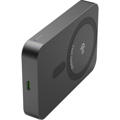 Hama Qi2 Wireless Power Pack, 10000mAh, induktiv Laden, Anthrazit powerbanka 10000 mAh, Rychlé nabíjení, USB-C®, antracitová