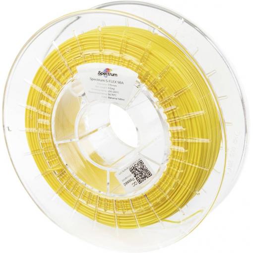 Spectrum Filaments 80519 S-Flex 98A vlákno pro 3D tiskárny pružné vlákno flexibilní, chemicky odolné, Bez prodlevy 1.75 mm 500 g Bahamská žluť, žlutá 1 ks