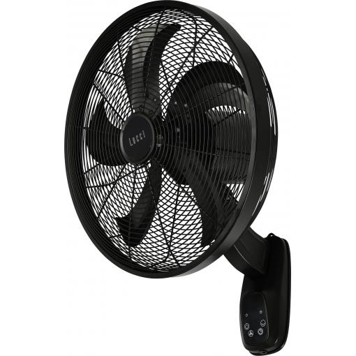 Lucci AIR Glide DC WV nástěnný ventilátor 36 W (Ø) 45 mm černá možná montáž na zeď, s dálkovým ovládáním