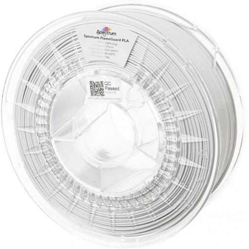 Spectrum Filaments 81452 FlameGuard PLA vlákno pro 3D tiskárny PLA plast ohni vzdorné, Žáruvzdorné 1.75 mm 1000 g Světle šedá, šedá 1 ks