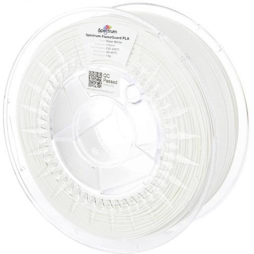 Spectrum Filaments 81450 FlameGuard PLA vlákno pro 3D tiskárny PLA plast ohni vzdorné, Žáruvzdorné 1.75 mm 1000 g Polární bílá, bílá 1 ks