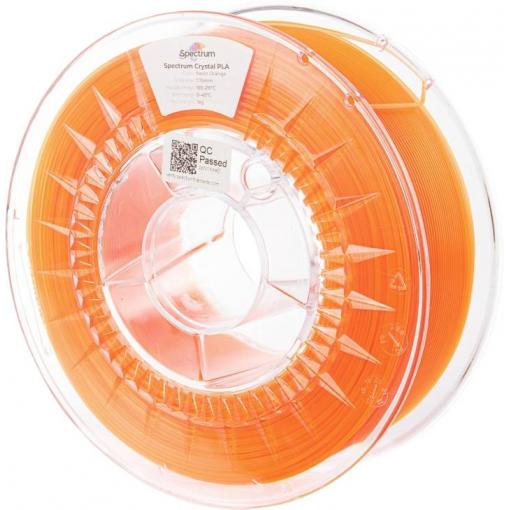 Spectrum Filaments 80884 PLA Crystal vlákno pro 3D tiskárny PLA plast Zvýšená extruzní rychlost 1.75 mm 1000 g neonově oranžová, oranžová 1 ks