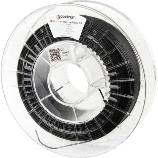 Spectrum Filaments 81532 ThermaTech PA vlákno pro 3D tiskárny PA polyamid Vysoká tepelná vodivost 1.75 mm 750 g Černá, černá 1 ks