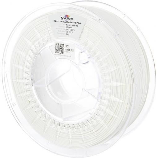 Spectrum Filaments 81555 Safeguard PLA vlákno pro 3D tiskárny PLA plast Antibakteriální 1.75 mm 1000 g Polární bílá, bílá 1 ks