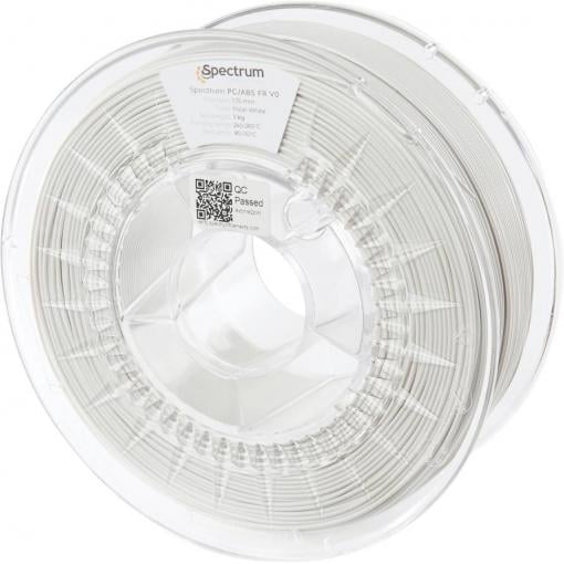 Spectrum Filaments 81012 PC/ABS FR V0 vlákno pro 3D tiskárny PC-ABS ohni vzdorné, Žáruvzdorné 1.75 mm 1000 g bílá 1 ks