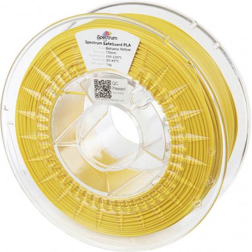 Spectrum Filaments 81561 Safeguard PLA vlákno pro 3D tiskárny PLA plast Antibakteriální 1.75 mm 1000 g Bahamská žluť, žlutá 1 ks