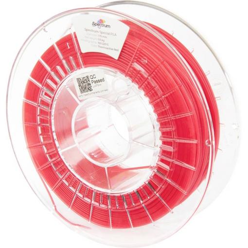 Spectrum Filaments 80171 PLA Thermoactive vlákno pro 3D tiskárny PLA plast Střídání barev, Bez prodlevy 1.75 mm 500 g červená 1 ks