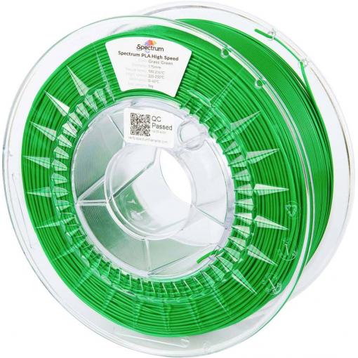 Spectrum Filaments 81059 PLA High Speed vlákno pro 3D tiskárny PLA plast Filament pro vysokorychlostní 3D tisk, Vysoká tuhost, Vysoká pevnost v tahu 1.75 mm