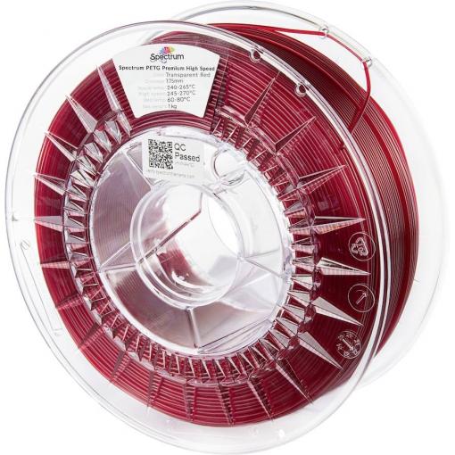 Spectrum Filaments 81551 PETG Premium High Speed vlákno pro 3D tiskárny PETG plast Filament pro vysokorychlostní 3D tisk, chemicky odolné 1.75 mm 1000 g