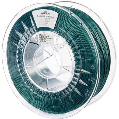 Spectrum Filaments 80846 PLA Premium vlákno pro 3D tiskárny PLA plast Vysoká pevnost v tahu 1.75 mm 1000 g Chryzokolová zelená, zelená 1 ks