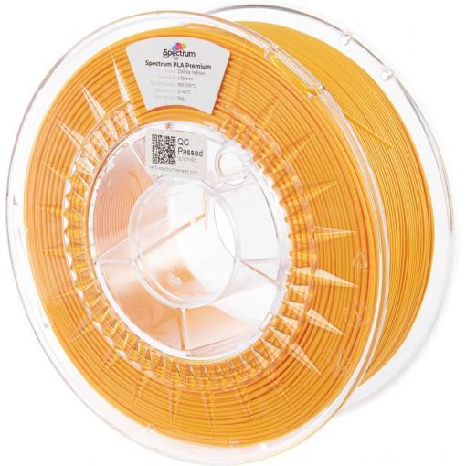 Spectrum Filaments 80841 PLA Premium vlákno pro 3D tiskárny PLA plast Vysoká pevnost v tahu 1.75 mm 1000 g Jiřinová žlutá, žlutá 1 ks