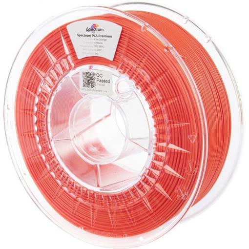 Spectrum Filaments 80842 PLA Premium vlákno pro 3D tiskárny PLA plast Vysoká pevnost v tahu 1.75 mm 1000 g Liščí oranžová, červená 1 ks