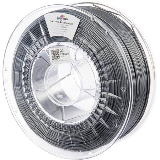 Spectrum Filaments 80851 PLA Premium vlákno pro 3D tiskárny PLA plast Vysoká pevnost v tahu 1.75 mm 1000 g perlově šedá , Perlově šedá 1 ks