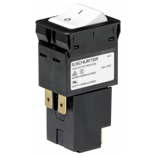 Schurter 3-150-705 jistič 240 V/AC, 60 V/DC 10 A 1x zap/vyp IP40 (čelní strana) 1 ks