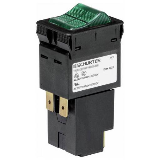 Schurter 3-150-707 jistič Thermisch-magnetisch 240 V/AC, 60 V/DC 16 A 1x vyp/zap IP40 1 ks