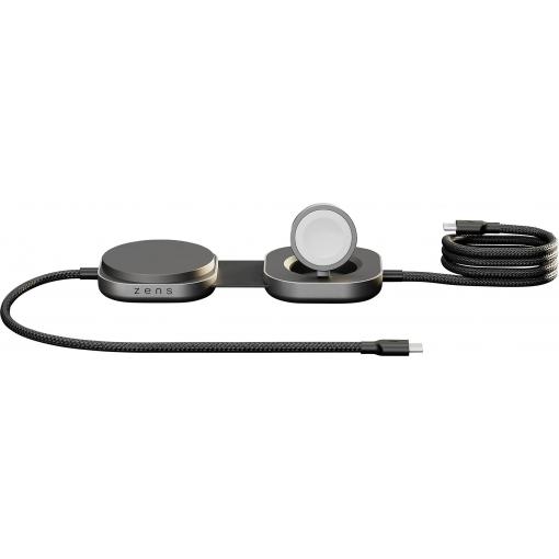 ZENS bezdrátová indukční nabíječka 20 W ZECC07B ZECC07B/00 Výstup Qi standard, Apple MagSafe, USB-C® černá