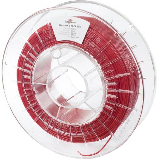 Spectrum Filaments 80573 S-Flex 85A vlákno pro 3D tiskárny pružné vlákno flexibilní, chemicky odolné, Nárazuvzdorný, Bez prodlevy 1.75 mm 500 g Krvavě rudá,