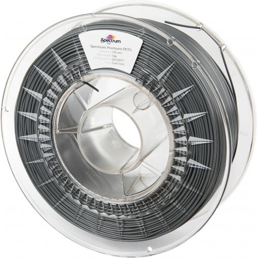 Spectrum Filaments 80476 PET-G FX120 vlákno pro 3D tiskárny PETG plast Žáruvzdorné, flexibilní, Bez zápachu, chemicky odolné 1.75 mm 1000 g šedá 1 ks