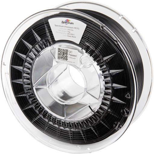 Spectrum Filaments 80478 PET-G FX120 vlákno pro 3D tiskárny PETG plast Žáruvzdorné, flexibilní, Bez zápachu 1.75 mm 1000 g černá 1 ks