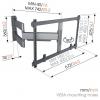 Vogels ELITE TVM TV držák na zeď 139,7 cm (55) - 254,0 cm (100) nakláněcí