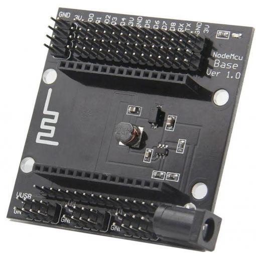 Shield NodeMCU V3 ESP8266, stepdown měnič 6–24 V na 5 V/1 A