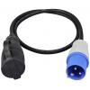 Sygonix SY-6323690 CEE-CARA adaptér, 16 A, 3pólový, 230 V/AC, 1 ks