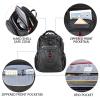 KROSER batoh na notebooky TSA Friendly Travel Laptop Backpack 17.3 XL, max. 43,9 cm (17,3) , černá
