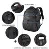 KROSER batoh na notebooky TSA Friendly Travel Laptop Backpack 17.3 XL, max. 43,9 cm (17,3) , černá