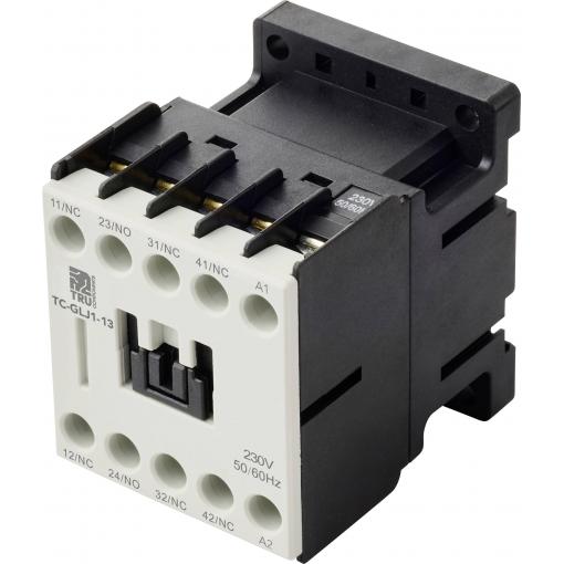 TRU COMPONENTS TC-GYJ1-13-230VAC pomocný stykač 1 spínací kontakt, 3 rozpínací kontakty 230 V/AC 10 A 1 ks