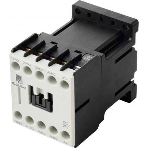 TRU COMPONENTS TC-GYJ1-40-24VDC pomocný stykač 4 spínací kontakty 24 V/DC 10 A 1 ks