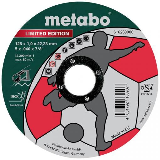 Metabo 616259000 řezný kotouč rovný 125 mm 1 ks